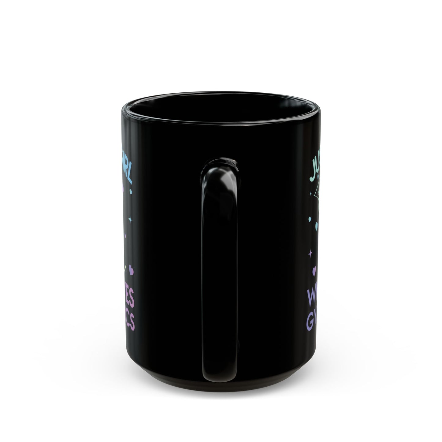 Just A Girl Who Loves Gymnastics Black Mug (11oz, 15oz)