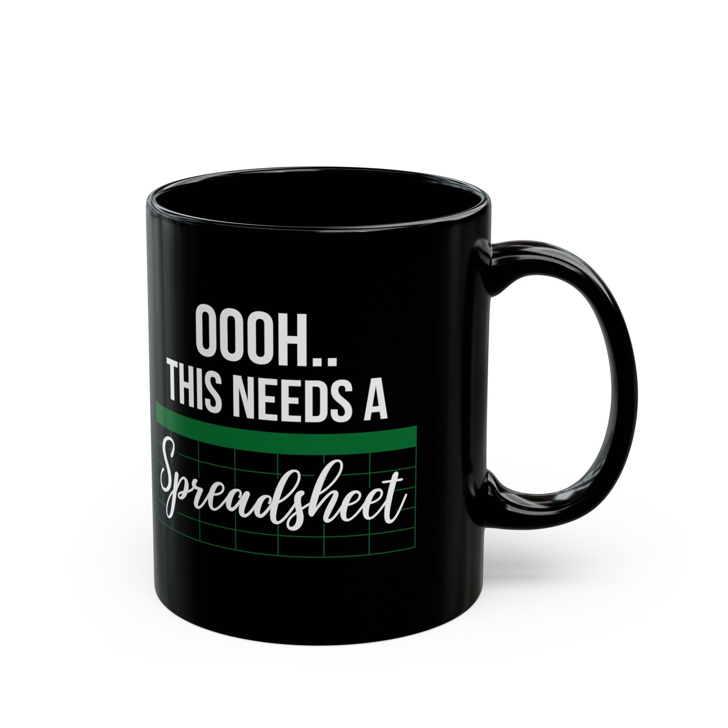 Oooh… This Needs a Spreadsheet – Funny Black Accountant Coffee Mug