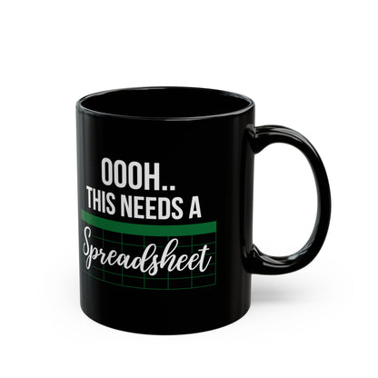 Oooh… This Needs a Spreadsheet – Funny Black Accountant Coffee Mug
