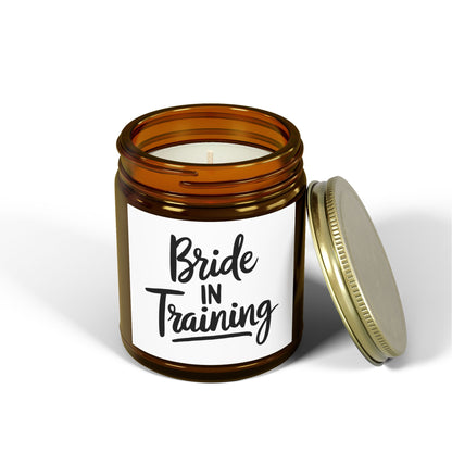 Bride In Trains Scented Candles, Coconut Apricot Wax (4oz, 9oz)