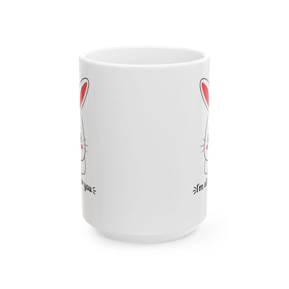 All Ears Bunny Mug – Cute Punny Gift for Someone Special