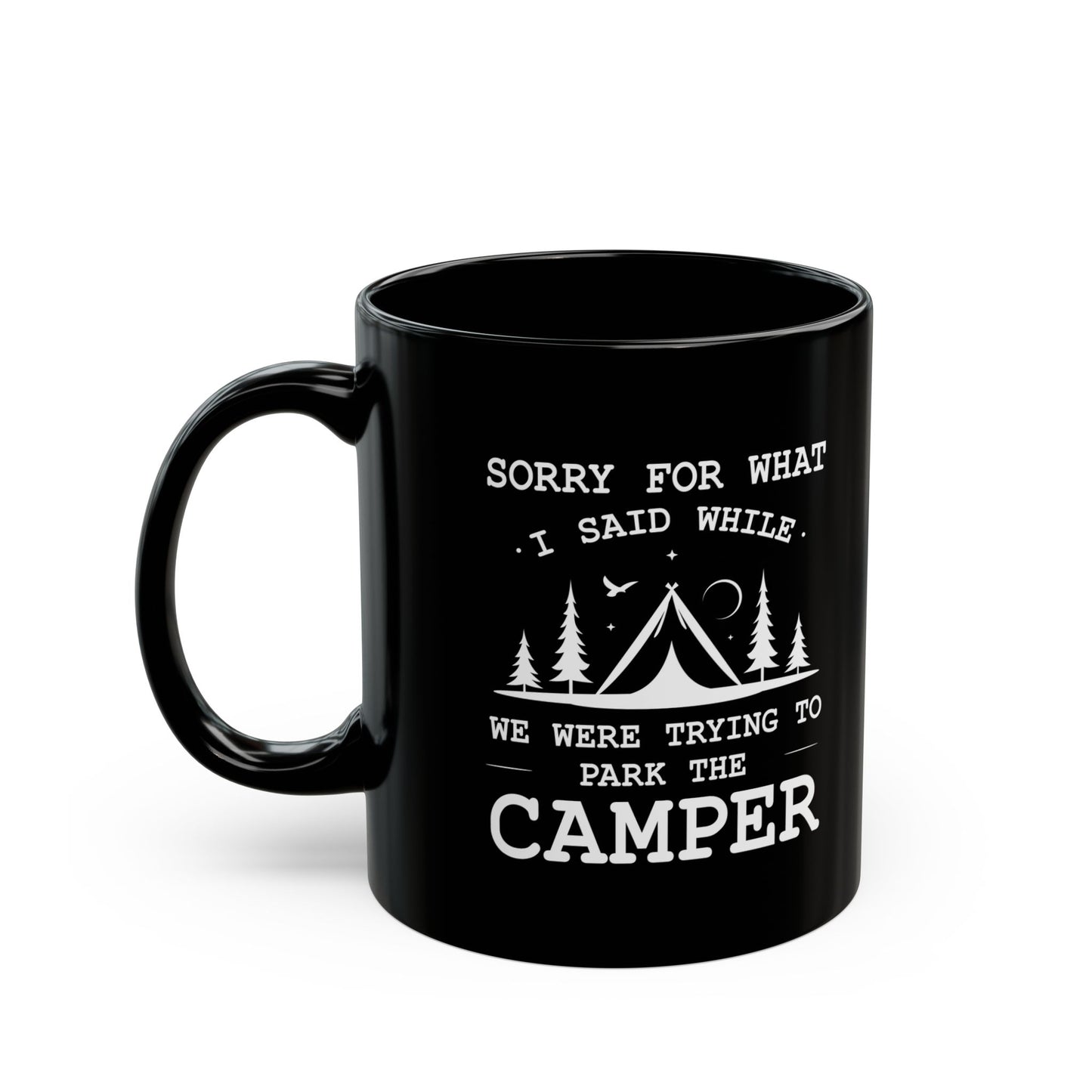 Camp More Worry Less Ceramic Mug, (11oz, 15oz)