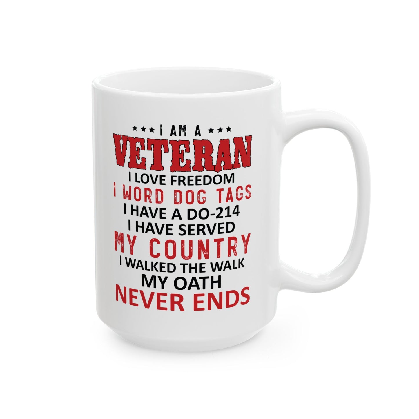 Veteran Mug, (11oz, 15oz)