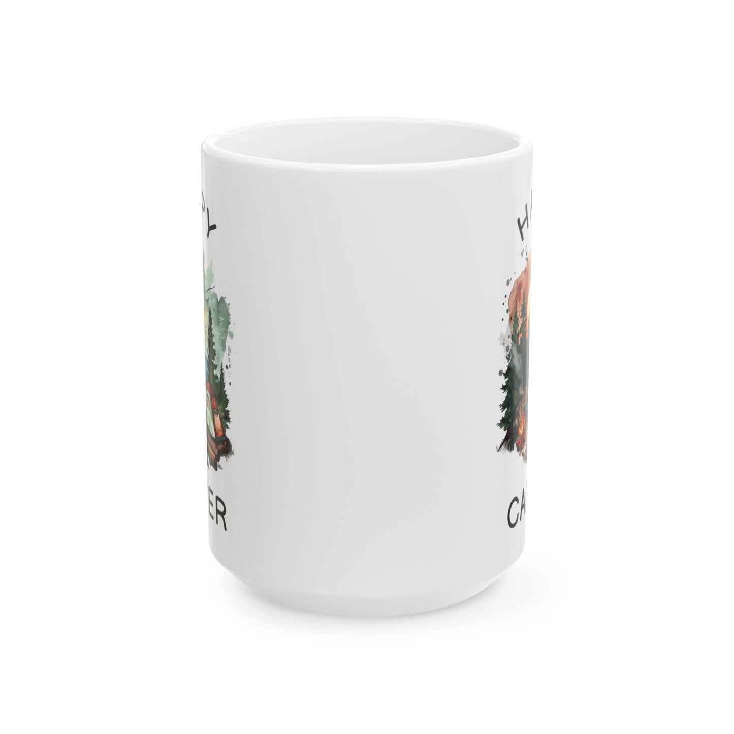 Happy Camper  Ceramic Mug, (11oz, 15oz)