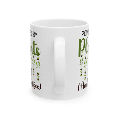 Funny White Coffee Cup for Gardeners & Plant Lovers – Cute Gift Idea for Coffee & Nature Fans