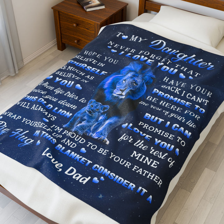 To My Daughter Blanket