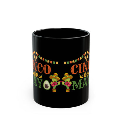 Cinco De Mayo Black Mug (11oz, 15oz)