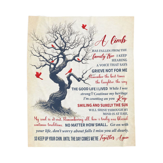 A Limb Has Fallen From The Family Tree Blanket