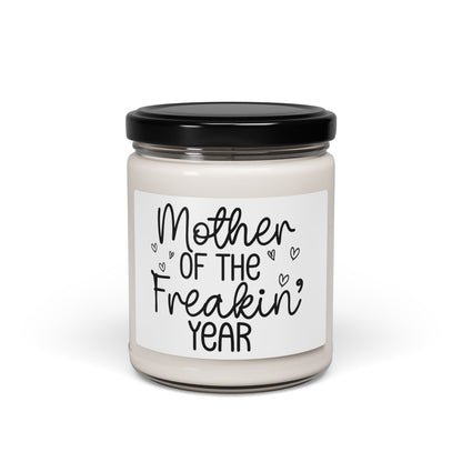 Mother of the Freakin' Year Candle – Funny Mom Gift, Mother's Day Present, Appreciation Gift for Supermom