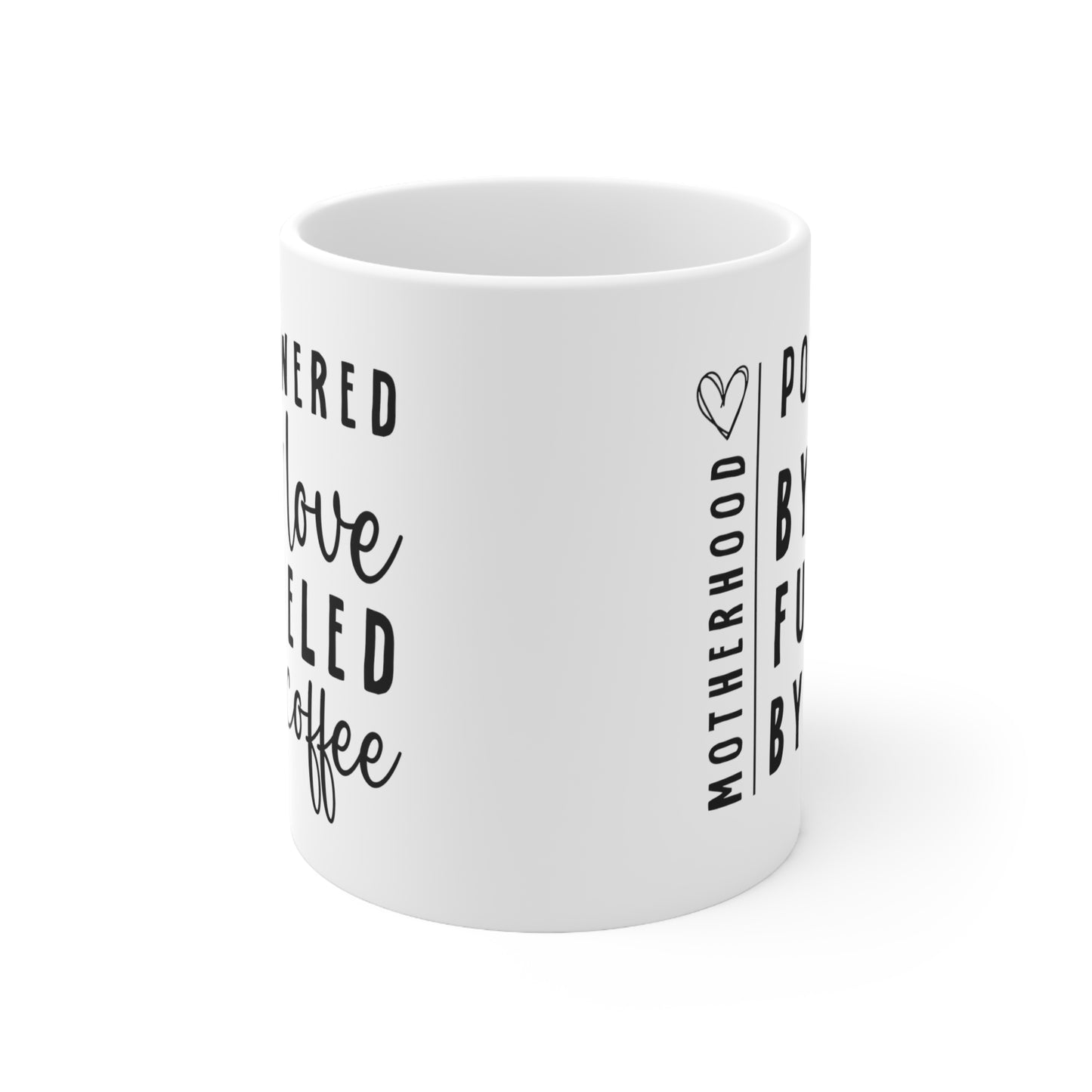 Powered by love 11oz white Mug