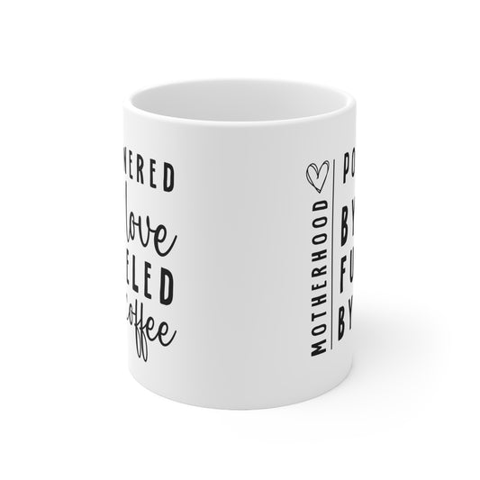 Powered by love 11oz white Mug