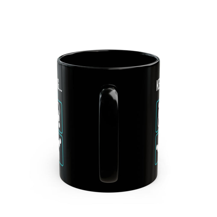 Funny Disability Awareness Mug – Black Ceramic Coffee Cup for Advocates, Friends, or Coworkers