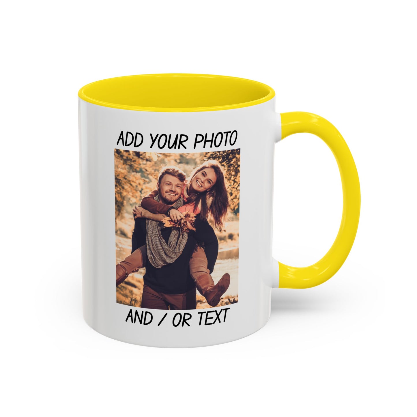 Fall Couple Mug – Cozy Autumn Love Gift for Him or Her Accent Coffee Mug (11, 15oz)