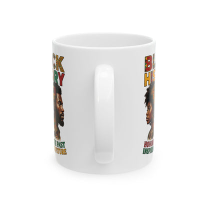 African Roots Black Leaders Ceramic Mug, (11oz, 15oz)