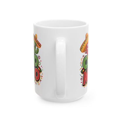 Cinco De Mayo White Mug, (11oz, 15oz)