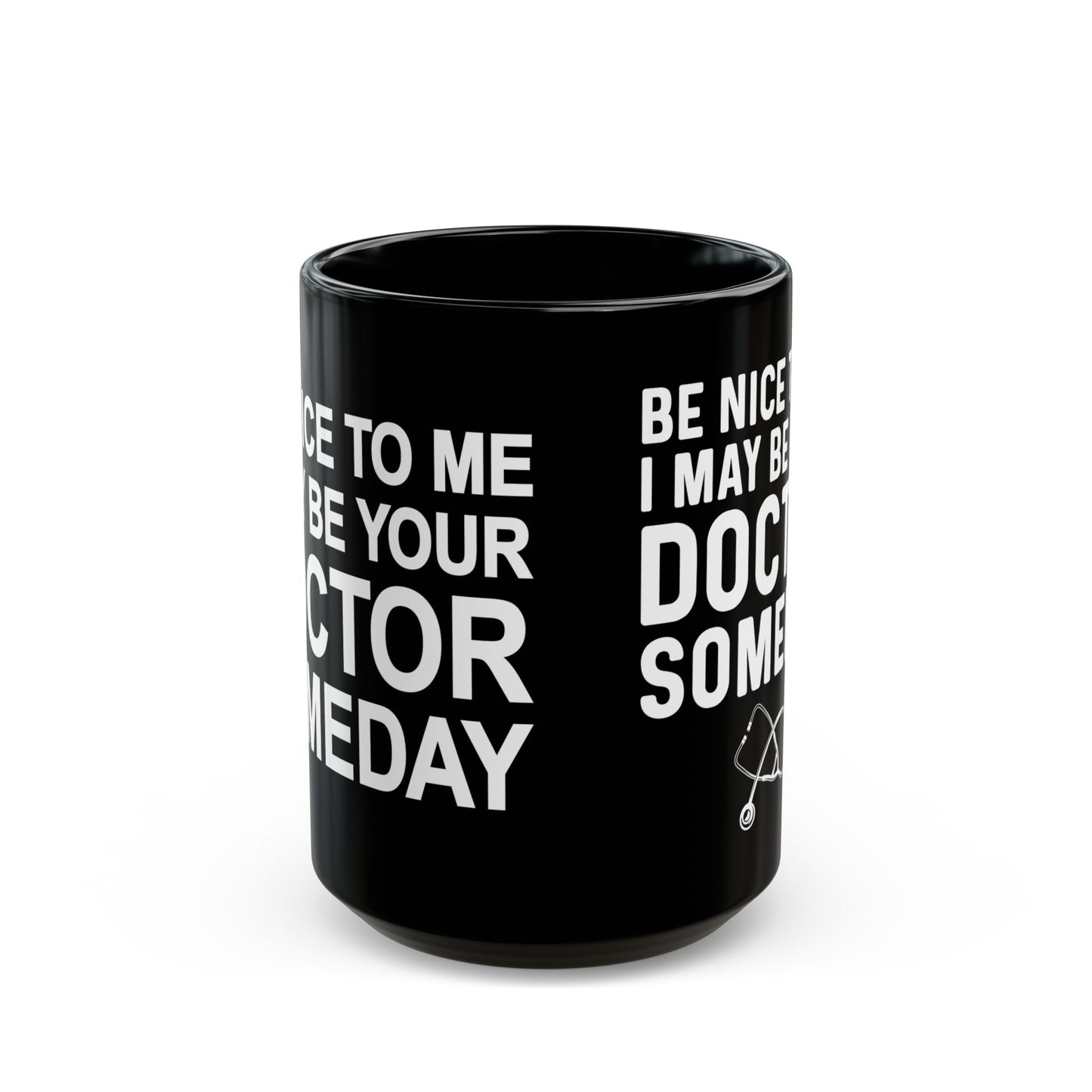 Funny Black Coffee Cup for Medical Students – Bold Med School Gift for Future Doctors