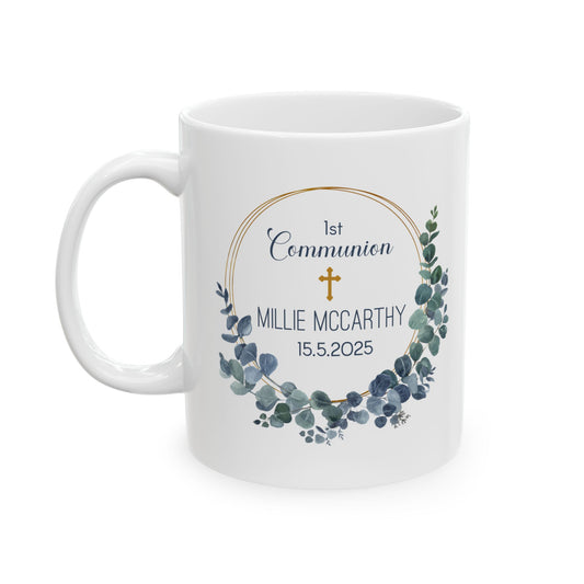 Millie's First Communion Mug – Personalized Gift for Girls 2025