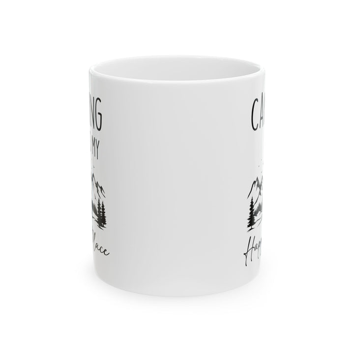 Rustic Camping Adventure Design Ceramic Mug, (11oz, 15oz)