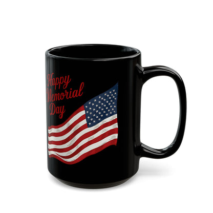 Happy Memorial Day Black Mug (11oz, 15oz)