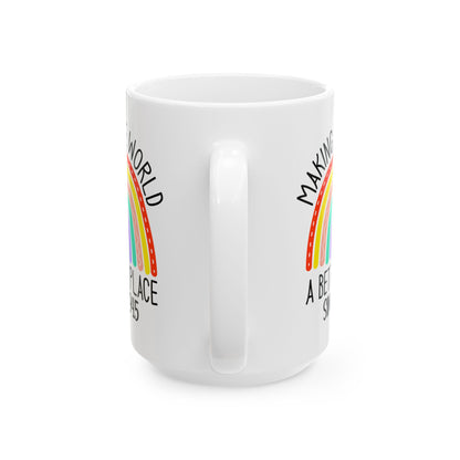 making the world 1945 Ceramic Mug, (11oz, 15oz)