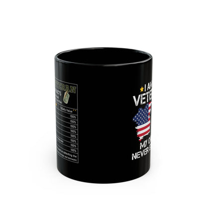 I am Veteran Black Mug (11oz, 15oz)