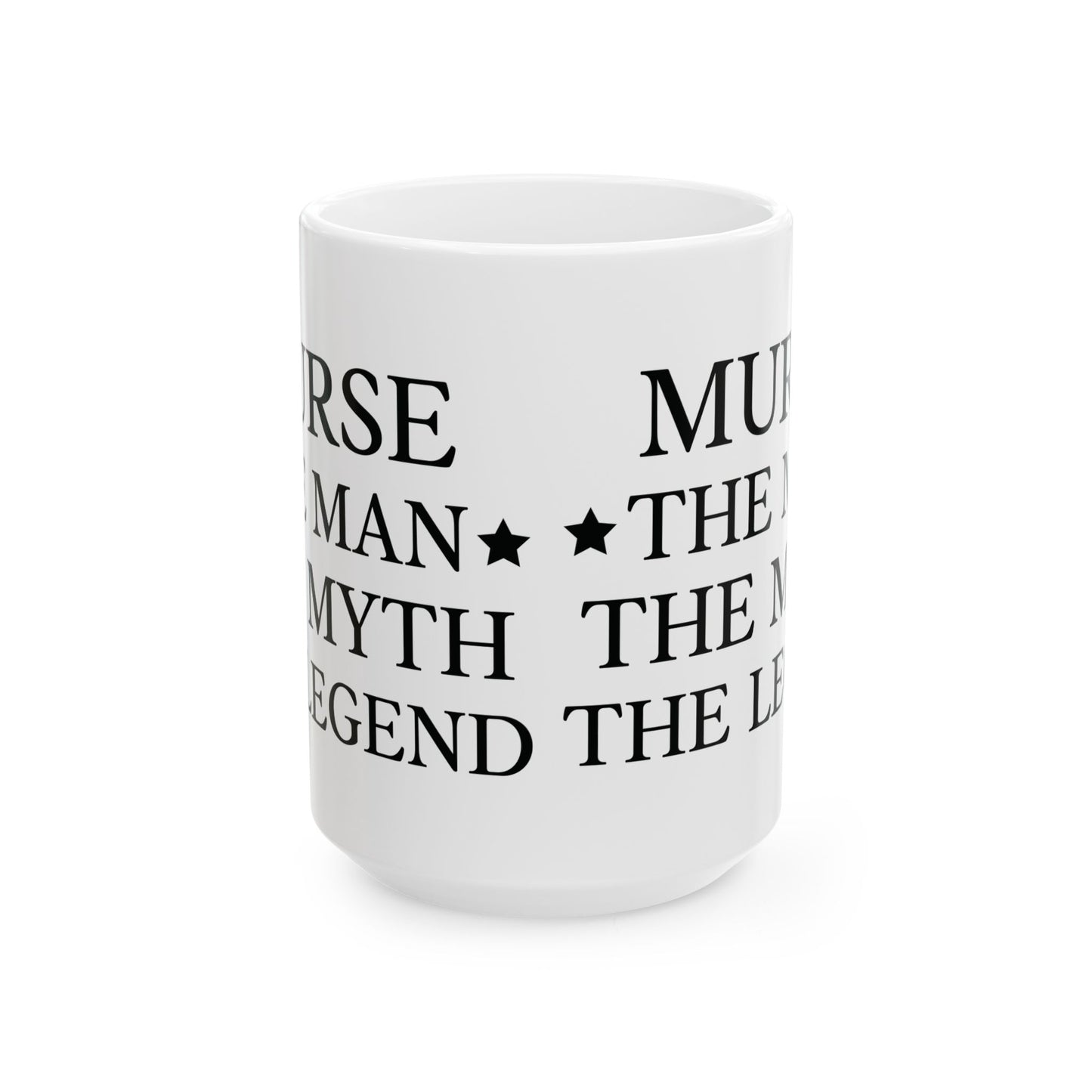 MURSE THE MAN 11oz & 15oz  white mug