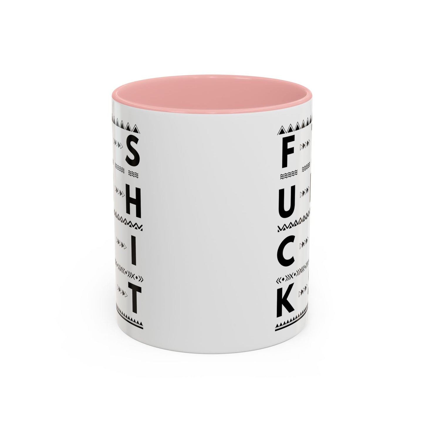 Hidden Message Coffee Mug Fuck This Shit 1 Accent Coffee Mug (11, 15oz)