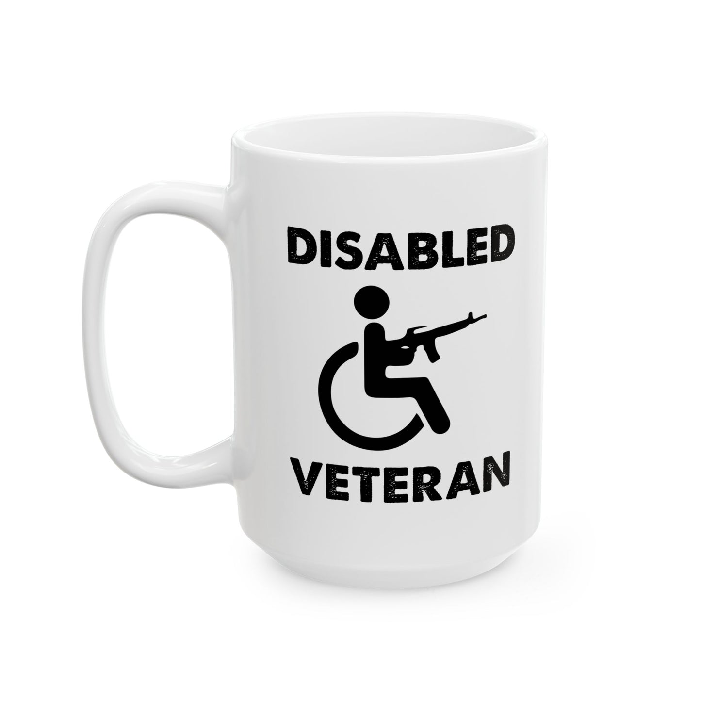 Bold Patriotic Gift for Military Heroes – Funny Wheelchair Rifle Design