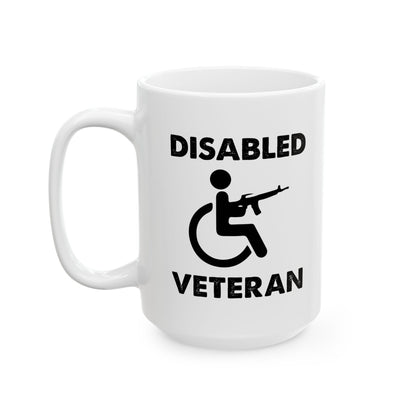 Bold Patriotic Gift for Military Heroes – Funny Wheelchair Rifle Design