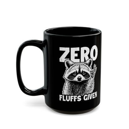 Zero Fluffs given Black Mug