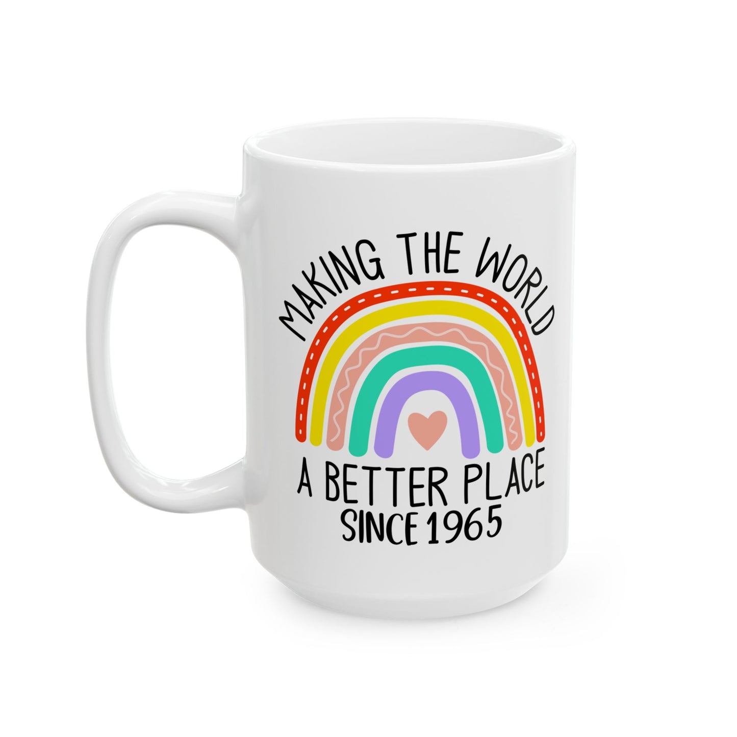 making the world 1965 Ceramic Mug, (11oz, 15oz)