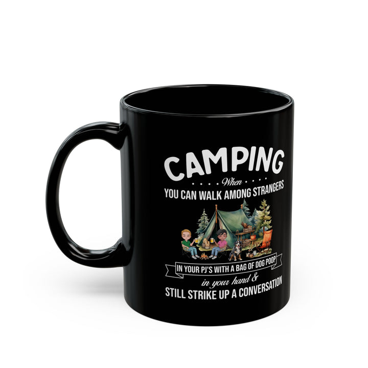 Chibi Camping Fun  Ceramic Mug, (11oz, 15oz)