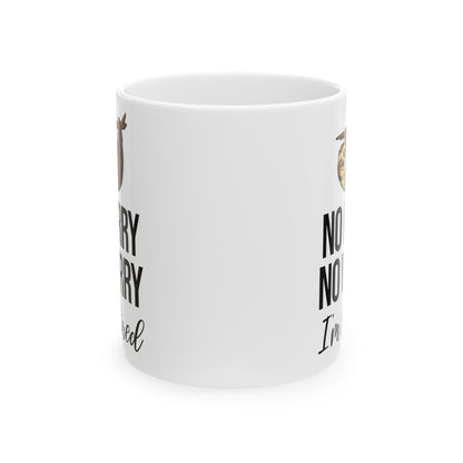 No Hurry No Worry Sloth Retirement Mug – Relaxed Retired Gift