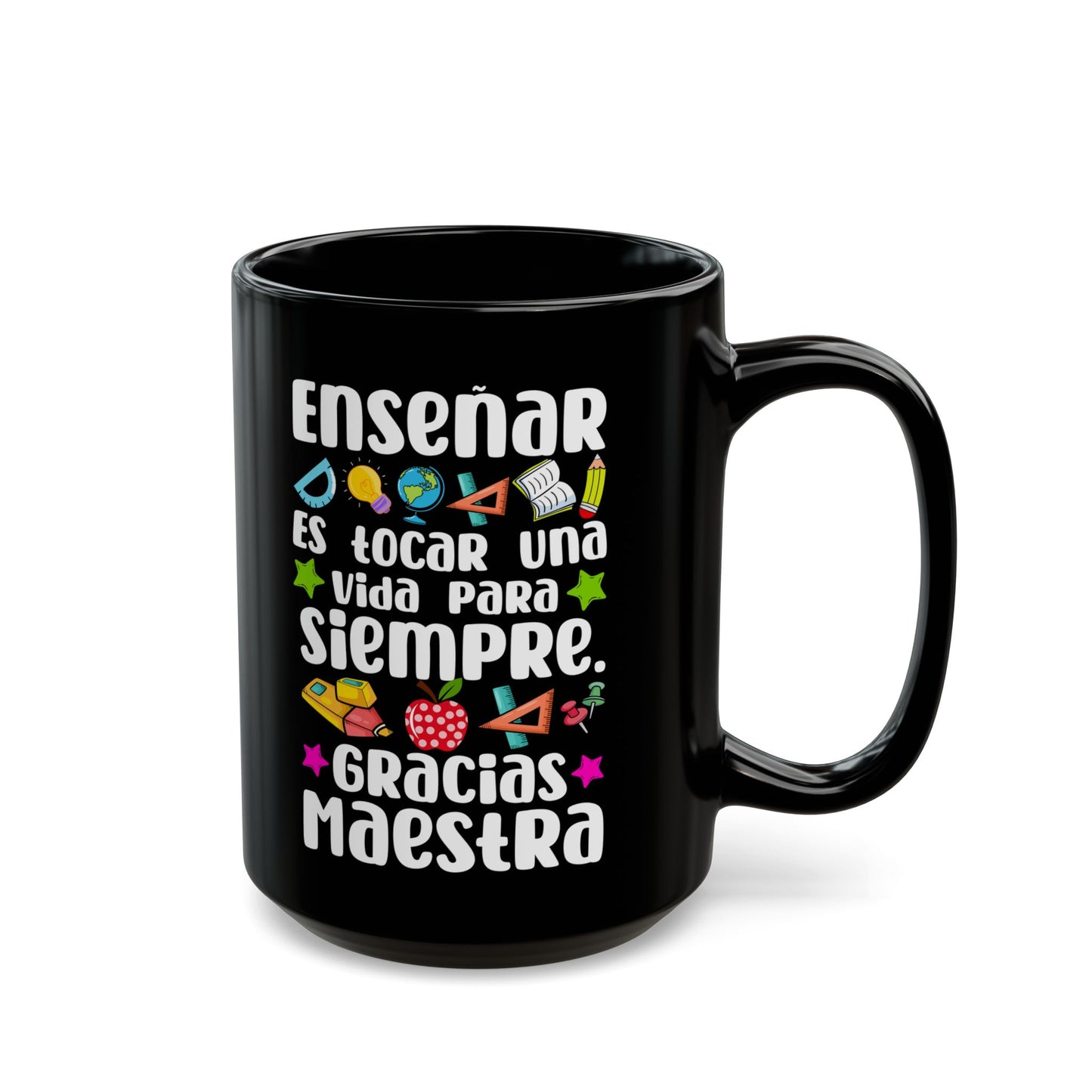 Enseñar Black Mug (11oz, 15oz)