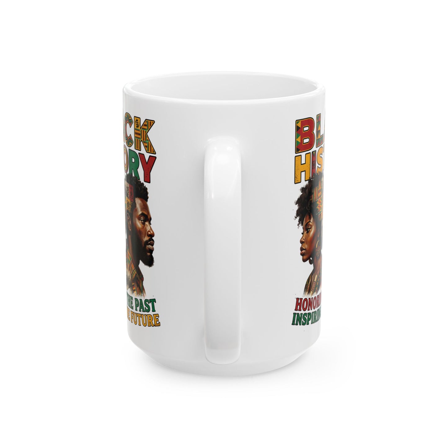 African Roots Black Leaders Ceramic Mug, (11oz, 15oz)