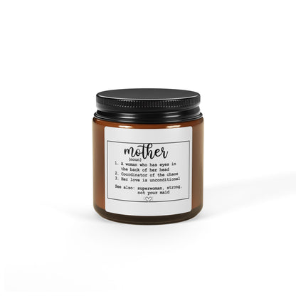 Mother Definition Candle – Funny Mom Gift, Mother's Day Present, Appreciation Gift for Supermom