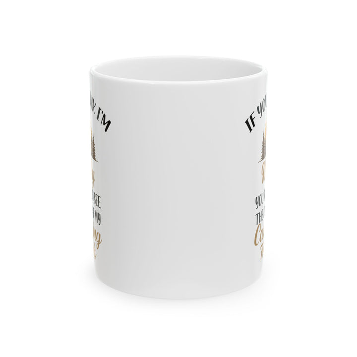 Nutty Camping Friends Ceramic Mug, (11oz, 15oz)