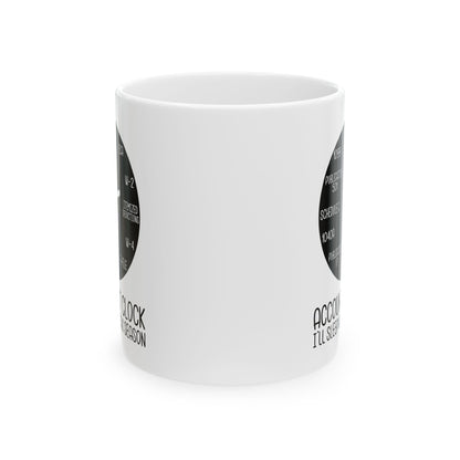 Accountant Clock Mug – Funny Tax Season Gift for CPAs & Bookkeepers