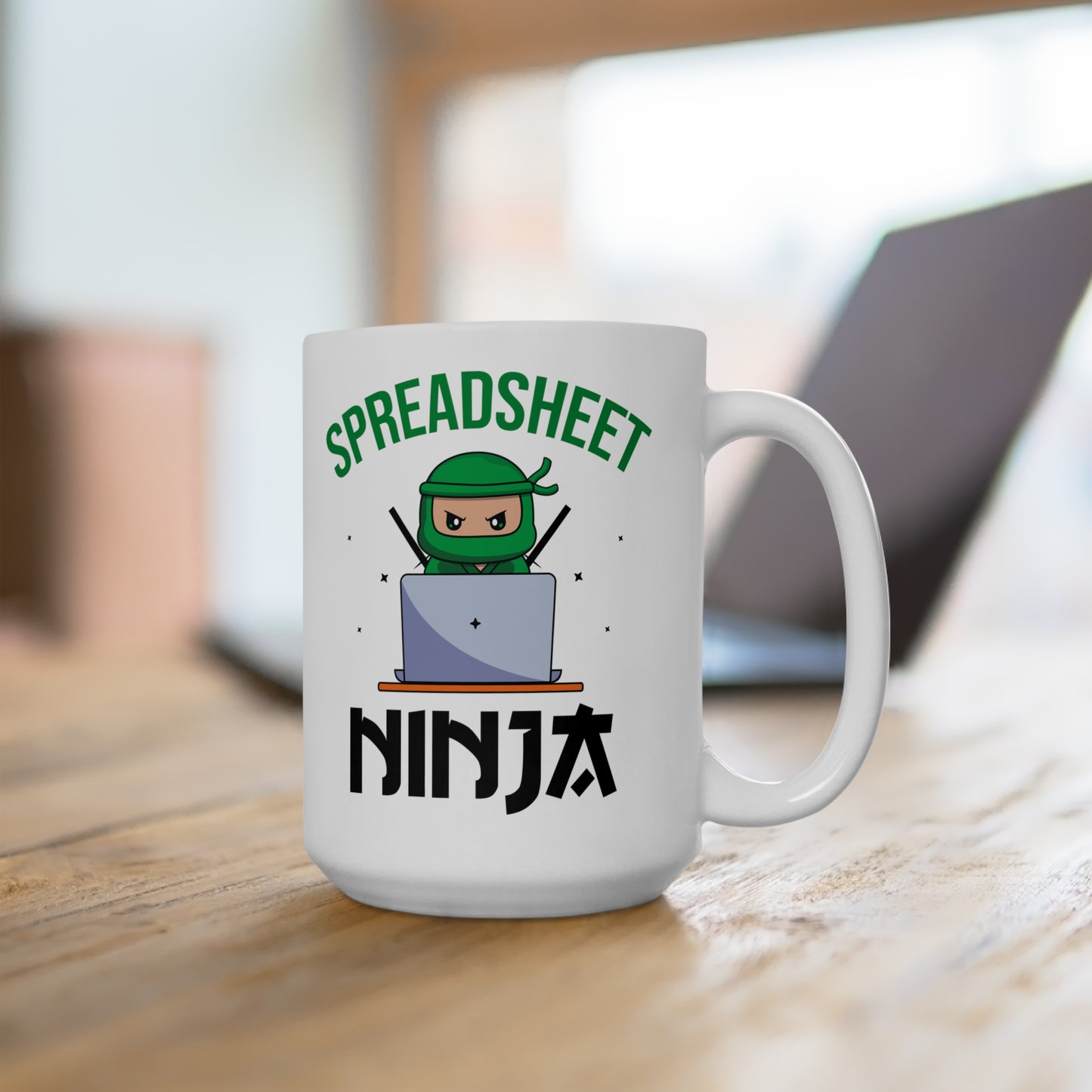 Spreadsheet Ninja Tall Mug – Funny Gift for Excel Lovers