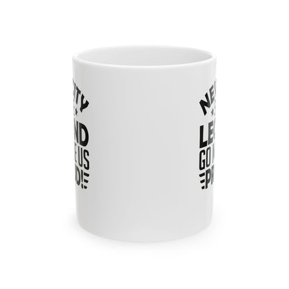 New City, Same Legend. Go Make Us Proud! White Mug, (11oz, 15oz)