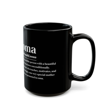 Best OMA   Black Mug (11oz, 15oz)
