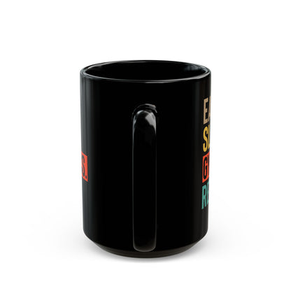 Eat Sleep Gymnastics Repeat Black Mug (11oz, 15oz)