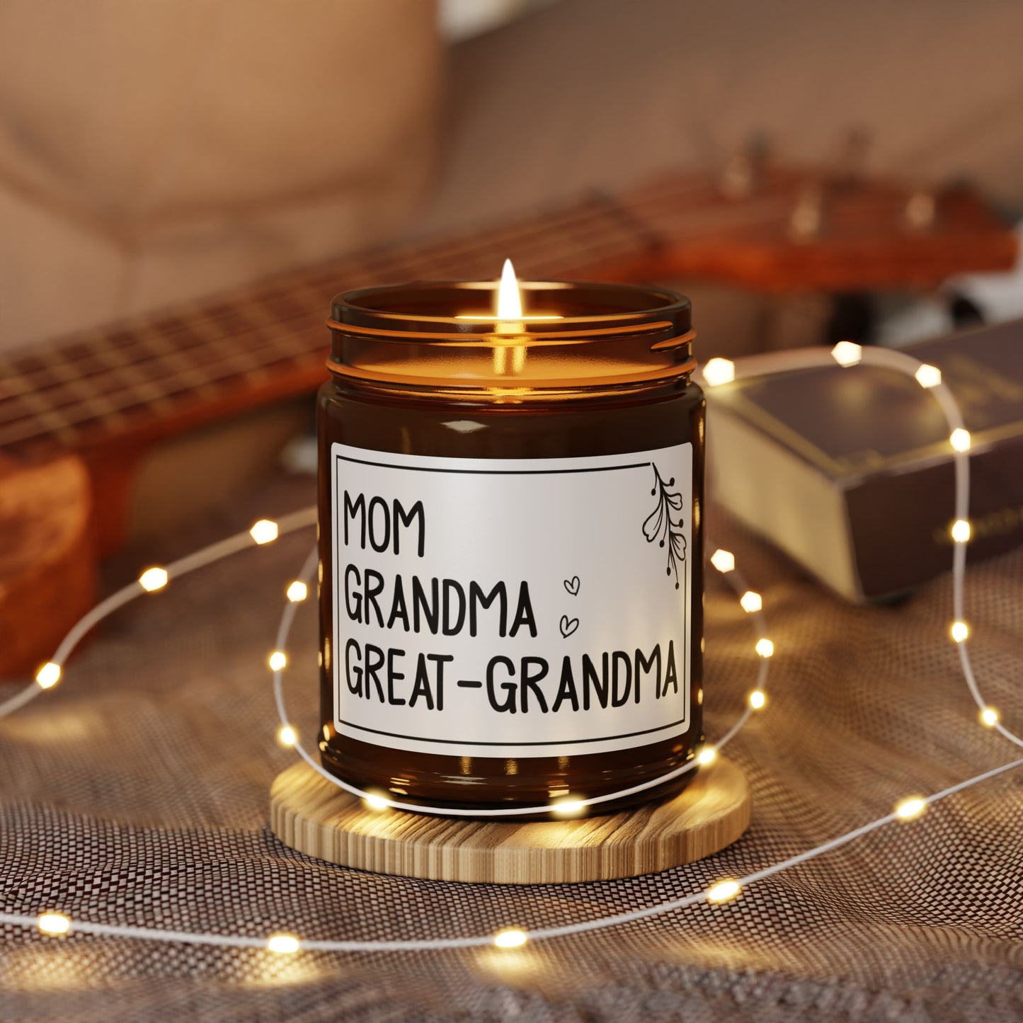 Mom Grandma Great-grandma Candle
