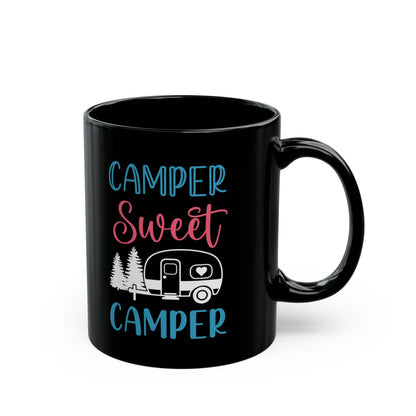 Retro Camper Mug Design Ceramic Mug, (11oz, 15oz)