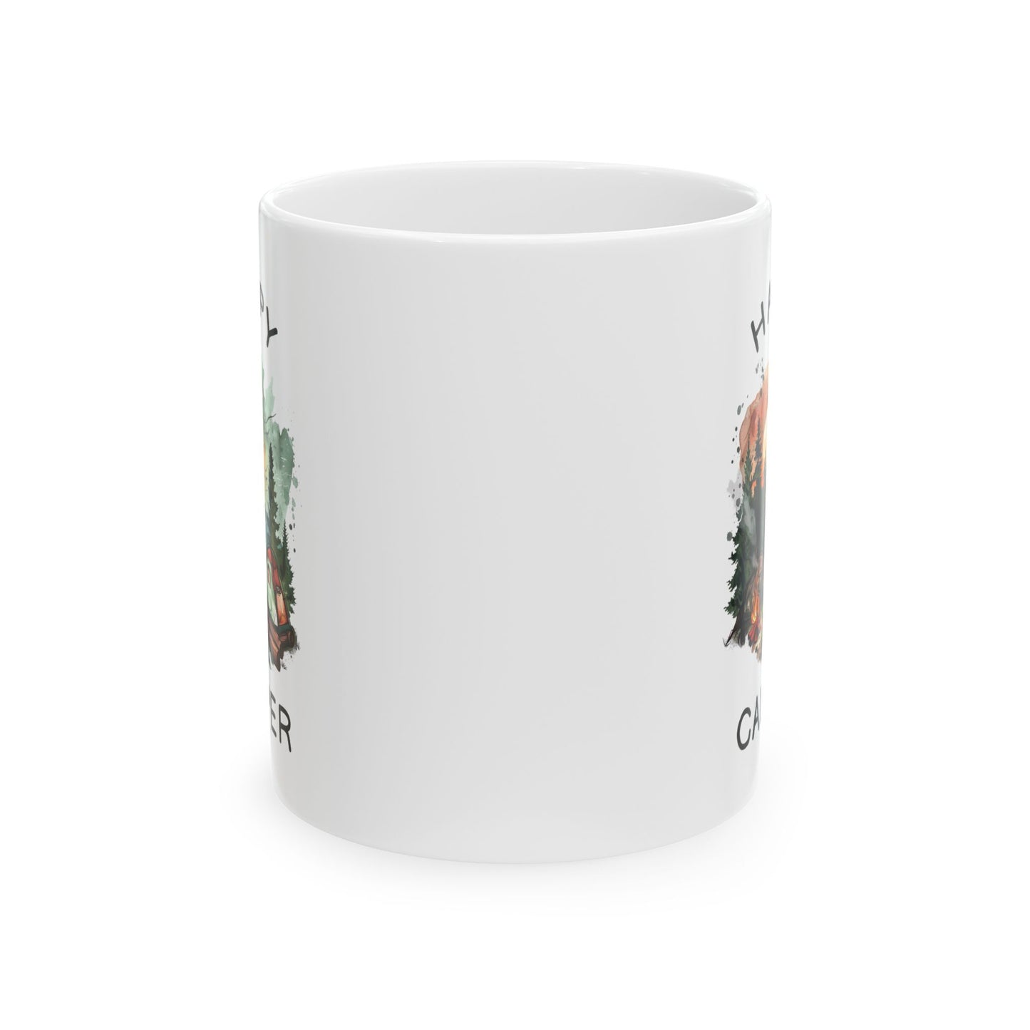 Happy Camper  Ceramic Mug, (11oz, 15oz)