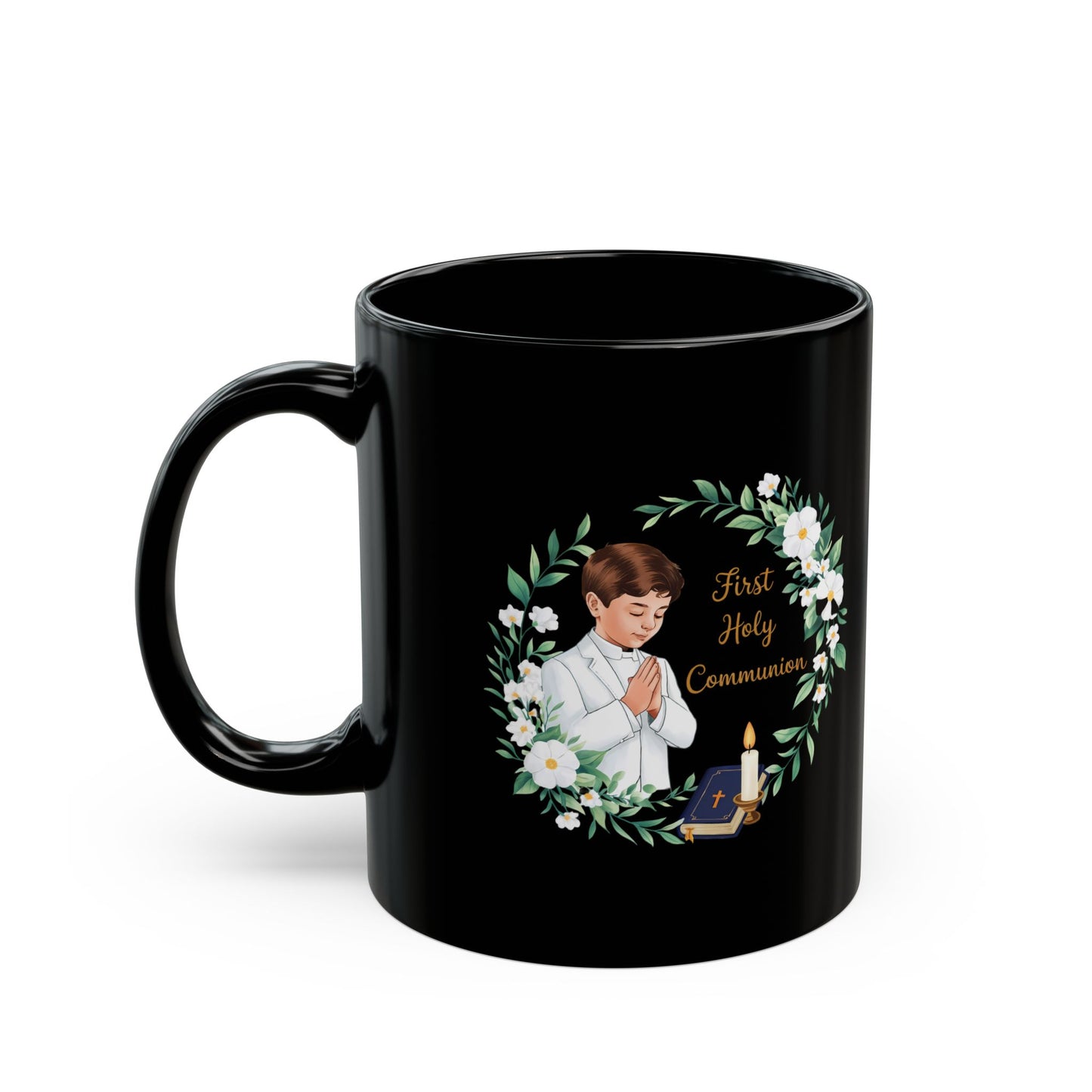 First Holy Communion day  Black Mug (11oz, 15oz)