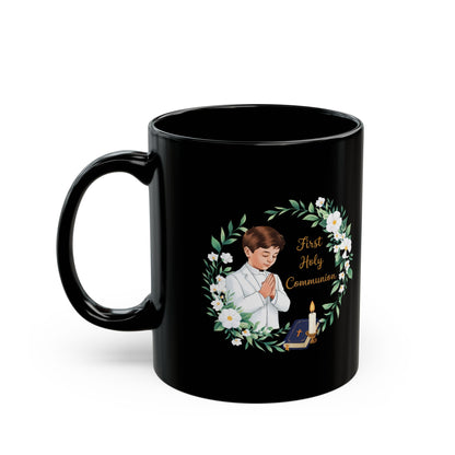 First Holy Communion day  Black Mug (11oz, 15oz)
