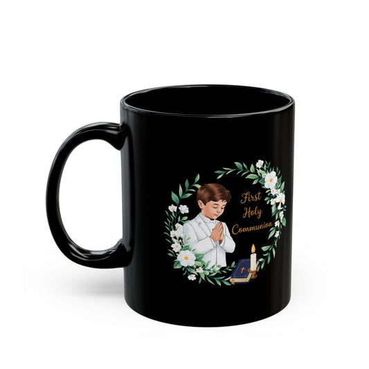 First Holy Communion day  Black Mug (11oz, 15oz)