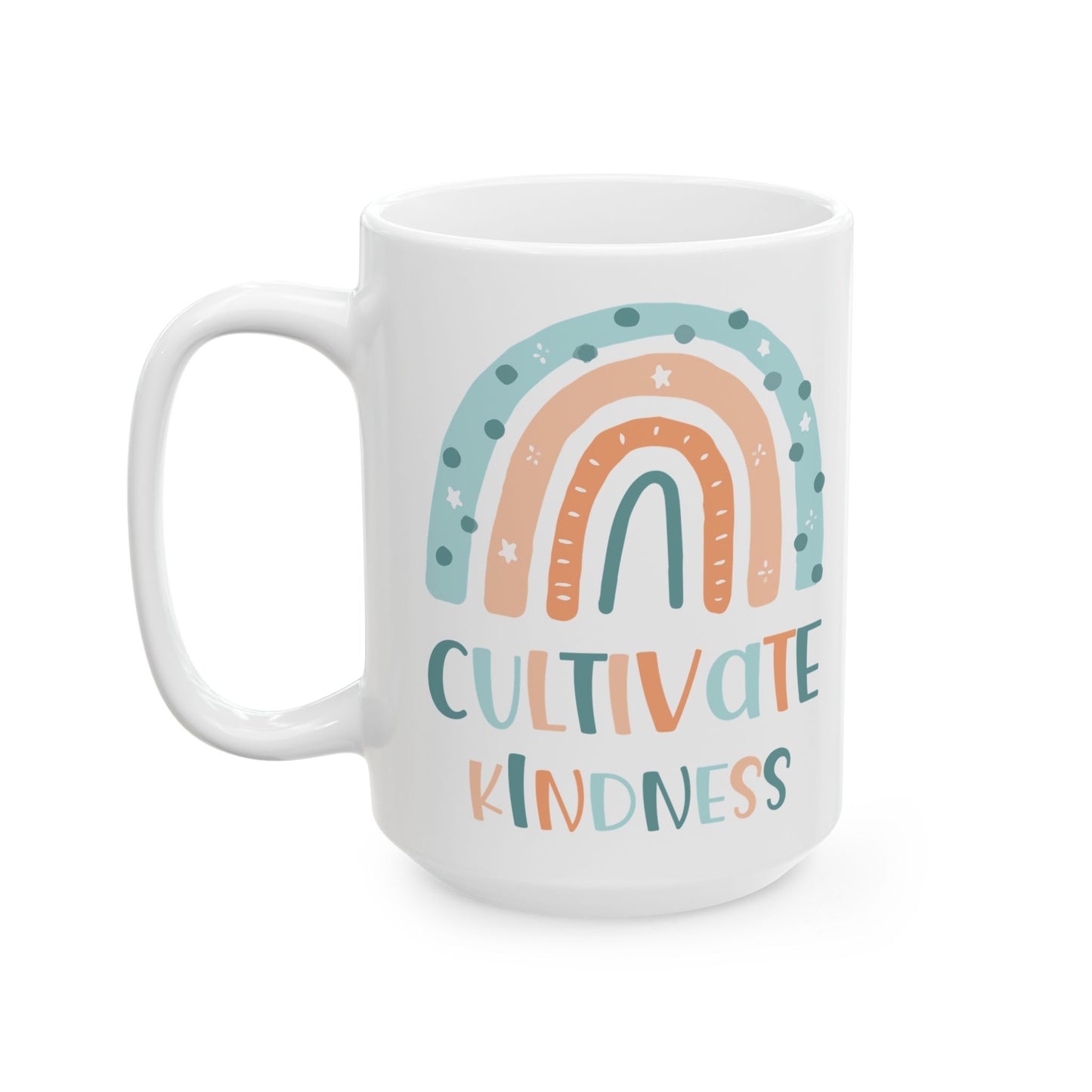 Cultivate Kindness White Mug, (11oz, 15oz)