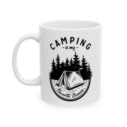 Outdoor Hiking Scene Ceramic Mug, (11oz, 15oz)